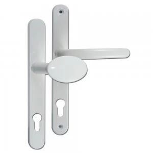 Image of Fab and Fix 92pz Ashford Lever and Pad uPVC Handles - 243mm 211mm fixings