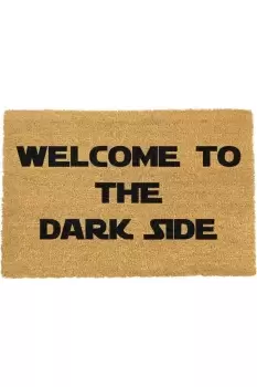 Image of Welcome to the Darkside Star Wars Doormat Quote