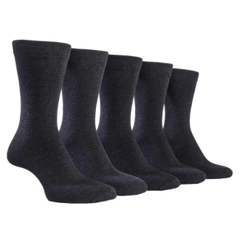 Image of Farah 5 Pack Bamboo Socks Mens - Grey