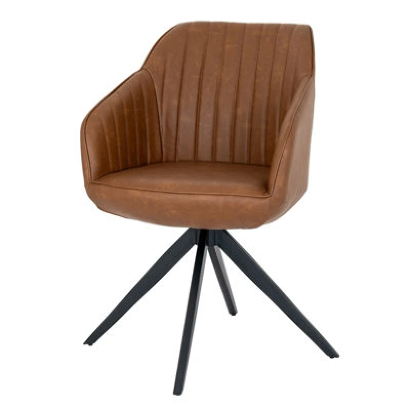 Image of Hill Interiors Uppsala Tan Upholstered Chair With Contemporary Design