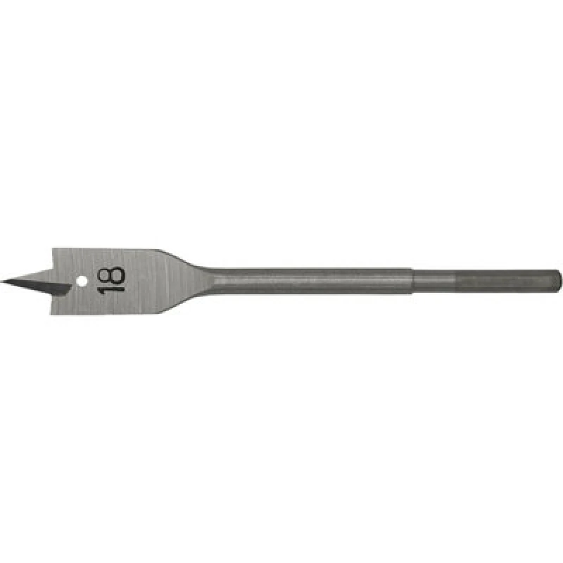 Image of Loops 18 x 152mm Fully Hardened Wood Drill Bit - Hex Shank - High Performance Woodwork Multi