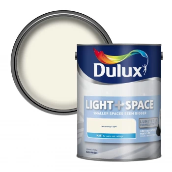 Image of Dulux Light & Space Morning Light Matt Emulsion Paint 5L