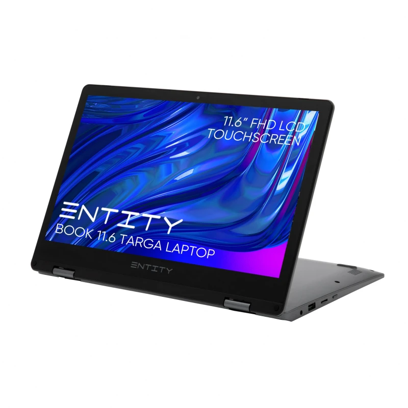 Image of Entity Entity Book 11.6 Targa Home Laptop, Intel Celeron N4020, 4GB RAM, 128GB eMMC, 11.6" HD Touchscreen, Intel UHD, Windows 11 Home 22011101