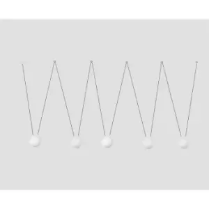 Image of Faro Lighting - Faro Mine - 5 Light White Suspension Pendant, E27