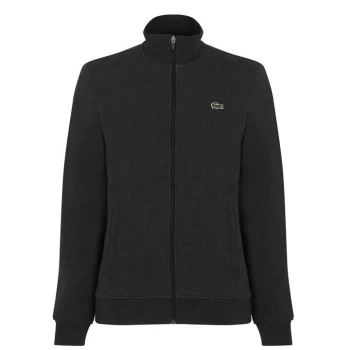 Image of Lacoste Full Zip Funnel Sweatshirt - Dark Grey H88