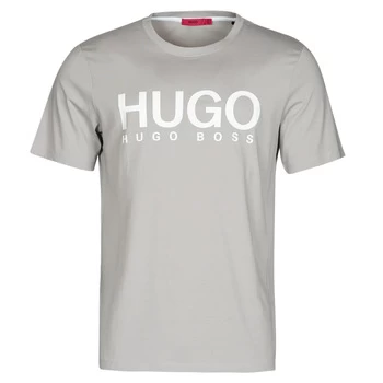 Image of Hugo Boss Dolive Large Logo T-Shirt Grey Size M Men