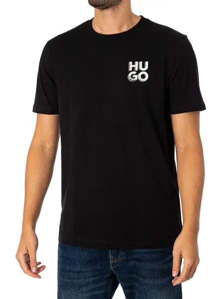 Image of HUGO Detzington241 T-Shirt Black XXL