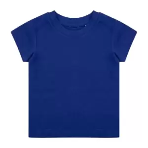 Image of Larkwood Babies Organic T-Shirt (3-6 Months) (Royal Blue)