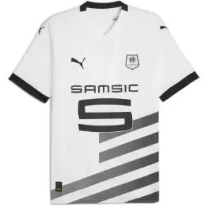 Image of Puma Stade Rennais Away Shirt 2023 2024 Adults - White