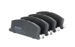 Image of RIDEX Brake pad set TOYOTA 402B0185 94855748,0049112281,0446502040 0446510040,0446512010,0446512020,0446512030,0446512040,0446512090,0446512140,0449
