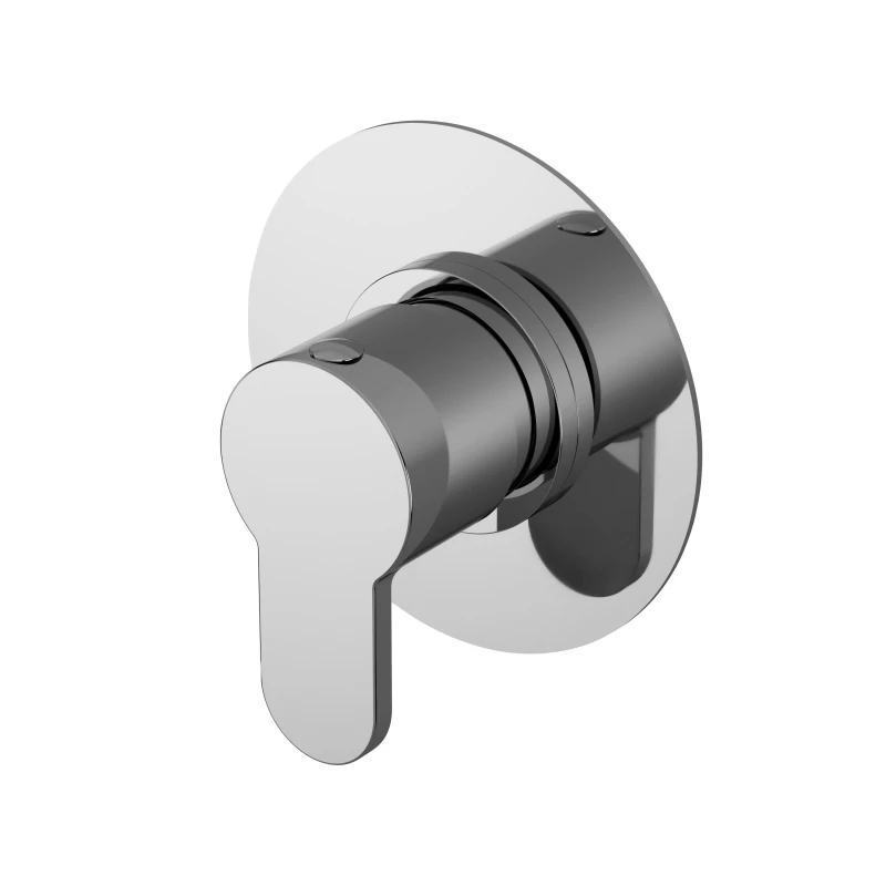 Image of Balterley Pride Round Concealed Shower Stop Tap Chrome Balterley Silver