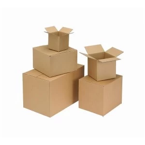 Image of Double Wall Strong Flat Packed Packing Carton Pack of 15