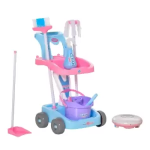 Image of Jouet Kids 23 Piece Cleaning Set with Sweeper, Music & Lights