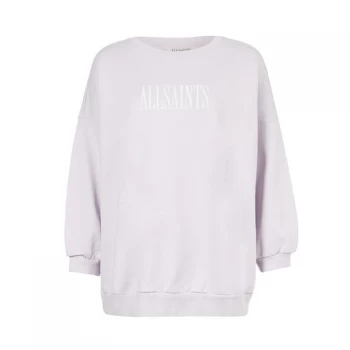 Image of AllSaints Stamp Storn Sweatshirt - MISTY LILAC