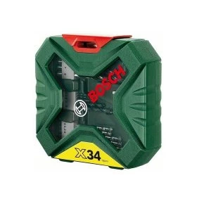 Image of Bosch X-Line 34 Piece Drill and Screwdriver Accessory Set