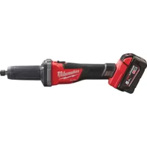 Image of Milwaukee M18 FDG Fuel 18v Cordless Brushless Die Grinder 2 x 5ah Li-ion Charger Case