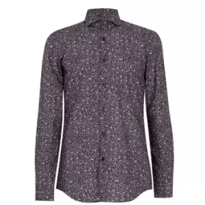 Image of Hugo Kason Long Sleeve Shirt - Brown