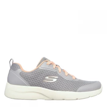 Image of Skechers Dynamight 2 Runners - Grey/Coral
