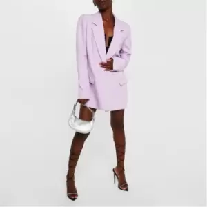 Image of Missguided Tall Tailored Double Breasted Blazer - Purple