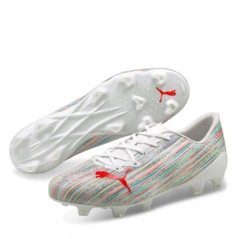 Image of Puma Ultra 2.2 FG Football Boots - White/Red