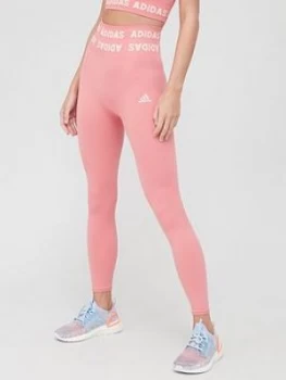 Image of Adidas Aeroknit 7/8 Leggings - Pink