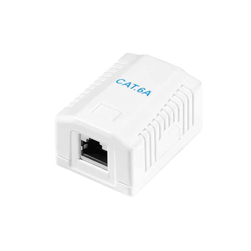 Image of LogiLink Cat.6A Surface Mounted Box 1 x RJ45. shielded