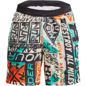 Image of Under Armour Destroy All Miles Mens Running Shorts - Grey