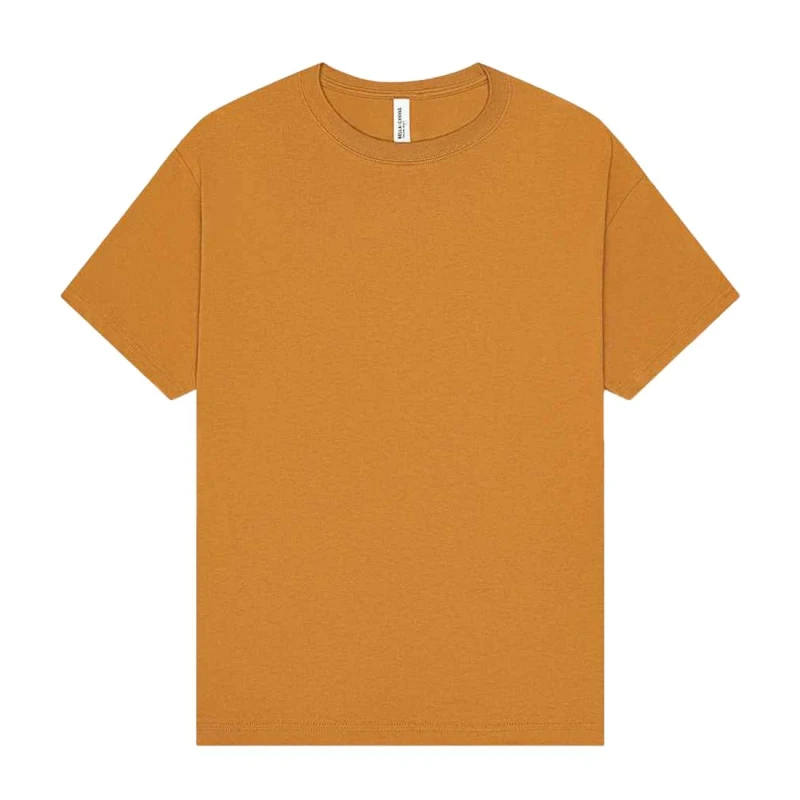 Image of Bella + Canvas Mens Heavyweight Boxy T-Shirt in Light Brown Size: XS Light Brown Male XS