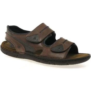 Image of Josef Seibel Paul Mens Casual Leather Sandals mens Sandals in Brown,7,8,9,9.5,10,11
