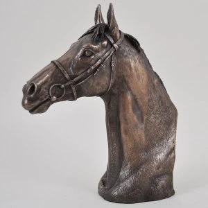 Image of Horse Racing Thoroughbred by David Geenty Cold Cast Bronze Sculpture