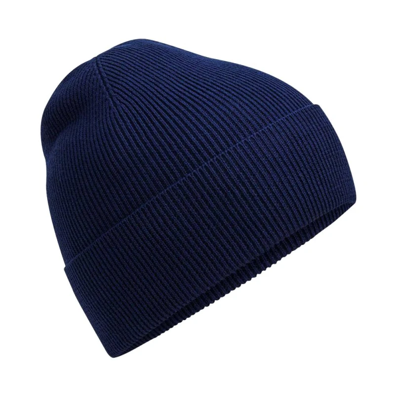 Image of Beechfield Mens Fine Knit Beanie in Navy Navy Male One Size