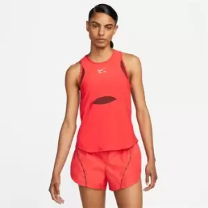 Image of Nike Air Dri-FIT Womens Running Tank - Red