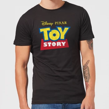 Image of Toy Story Logo Mens T-Shirt - Black - 5XL