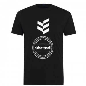 Image of Gio Goi Graphic T Shirt - Black