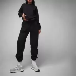 Image of Missguided Sweater And Joggers Co Ord Set - Black