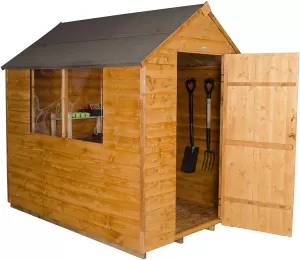 Image of Forest Garden 7 x 5ft Apex Overlap Dip Treated Shed