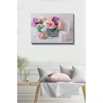 Image of Kanvas Tablo (50 x 70) - 186 Multicolor Decorative Canvas Painting