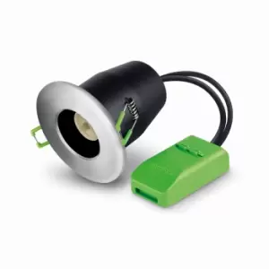 Image of JCC Fireguard NG Mains Twist and Lock Unlamped Downlight IP20 Brushed Nickel - JC010010-BN