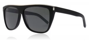 Image of Yves Saint Laurent SL1 COMBI Sunglasses Black 001 59mm