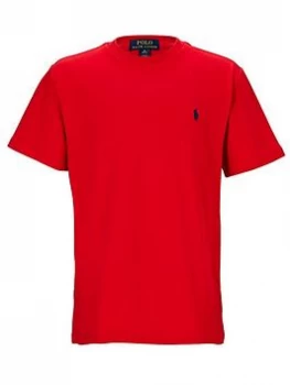 Image of Ralph Lauren Boys Short Sleeve Classic Logo T-Shirt - Red, Size Age: 10-12 Years