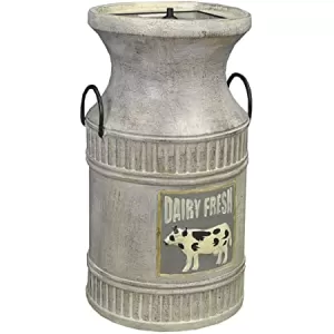 Image of Smart Solar Milk Churn Garden Fountain