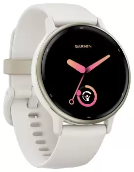 Image of Garmin Vivoactive 5 Smartwatch - Ivory Cream Gold
