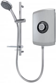 Image of Triton Amore 8.5kW Electric Shower - Brushed Steel