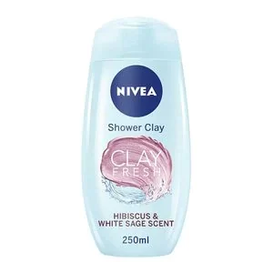 Image of Nivea Shower Clay with Hibiscus White Sage 250ml