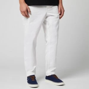Image of Polo Ralph Lauren Mens Tapered Fit Prepster Trousers - White - S