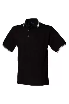 Image of Classic Tipped Collar & Cuff Polo Shirt