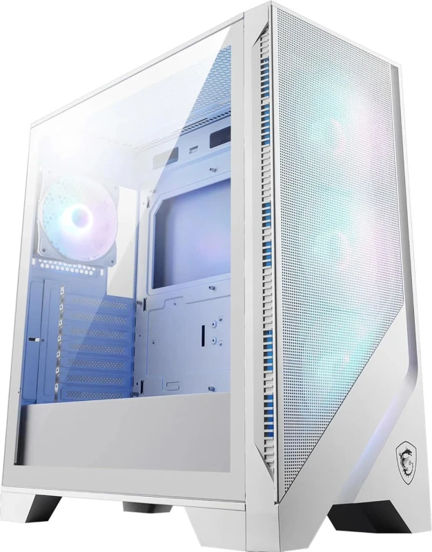 Image of MSI MAG FORGE 320R AIRFLOW White Mid Tower Gaming Case - White