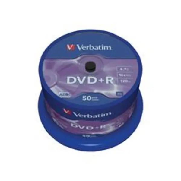 Image of Verbatim DVD+R 16x Spindle 50pk