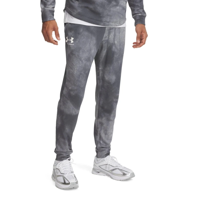 Image of Under Armour Mens Performance Fleece Tracksuit Bottom Gray male S
