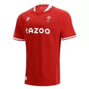 Image of Macron Wales Home Shirt 2021 2022 - Red